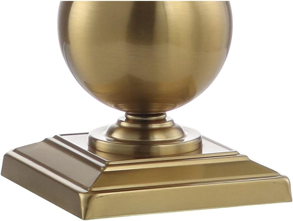 33" Brass Gold Stacked Orb Metal LED Table Lamp, Contemporary Transitional Iron Bedside Lamp Bedroom
