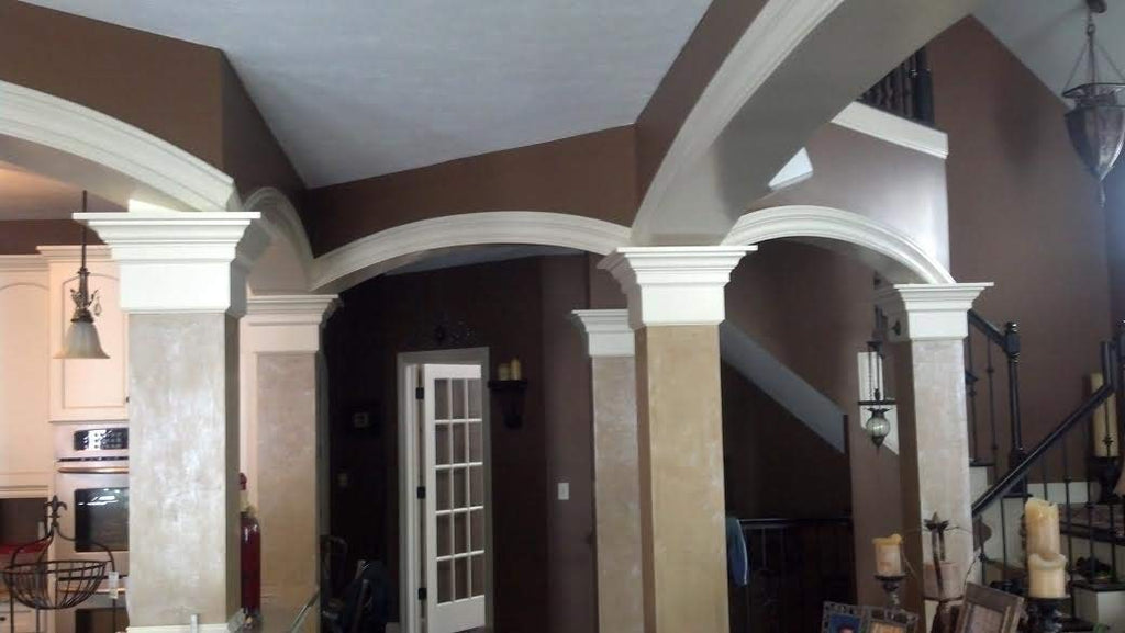 Flexible Casing Molding: 11/16" Thick x 2.25" Wide - for Gentle Arches, Curved Walls and Straight Runs (8 feet