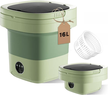Portable Washing Machine, Mini Washer,16L Upgraded Large Capacity Foldable Washer.Deep Cleaning of Underwear, Baby