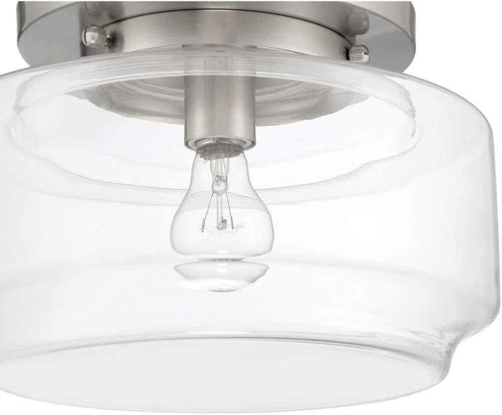 Peri 12" Flushmount Flat Black