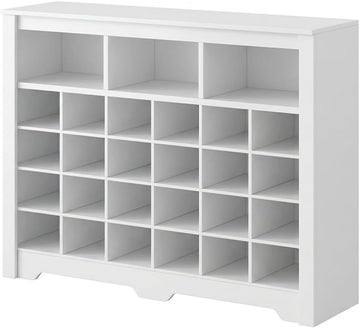 Modern Shoe Cabinet 5-Tier Shoe Organizer, Wood Shoe Rack , Closet, Durable MDF Vertical Storage Sh