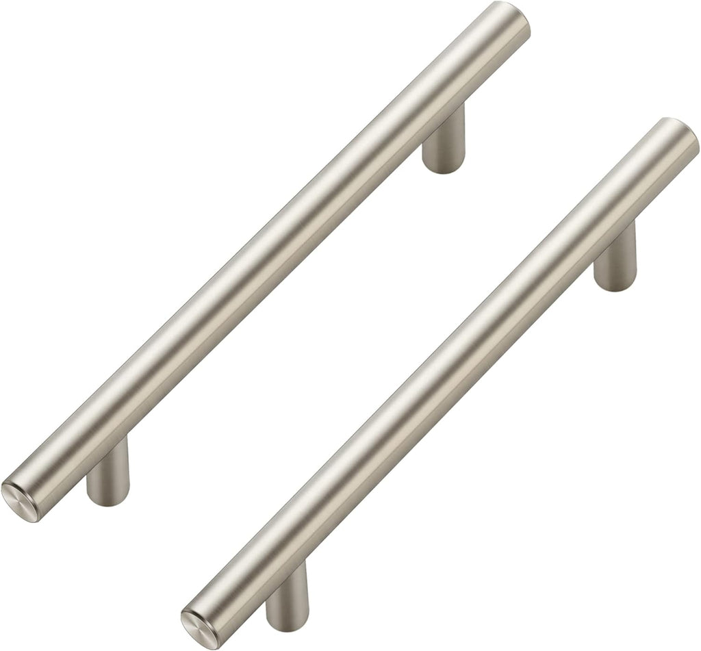 10 Pack | 7.38'' Cabinet Pulls Brushed Nickel Stainless Steel Kitchen Cupboard Handles Cabinet Handles 7.38”Length, 5”