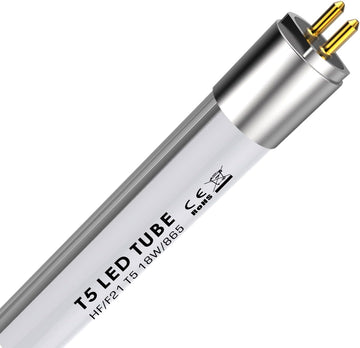 F21T5 Replacement LED Tube T5, 18W, 34 inch, 2050lm, 6500K / 865 / Daylight White, 140 Degrees, G5, Plug and Play LED