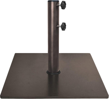 USA Up to 160 lbs Heavy Duty Square Umbrella Base, Steel Plate Patio Umbrella Stand Holder or Patio Table