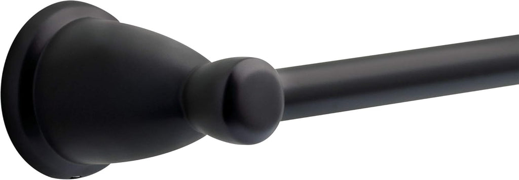 5-Piece Matte Black Bathroom Set (2) Towel Racks, Ring, Toilet Paper Holder, Hook | Kinla Bath Accessories