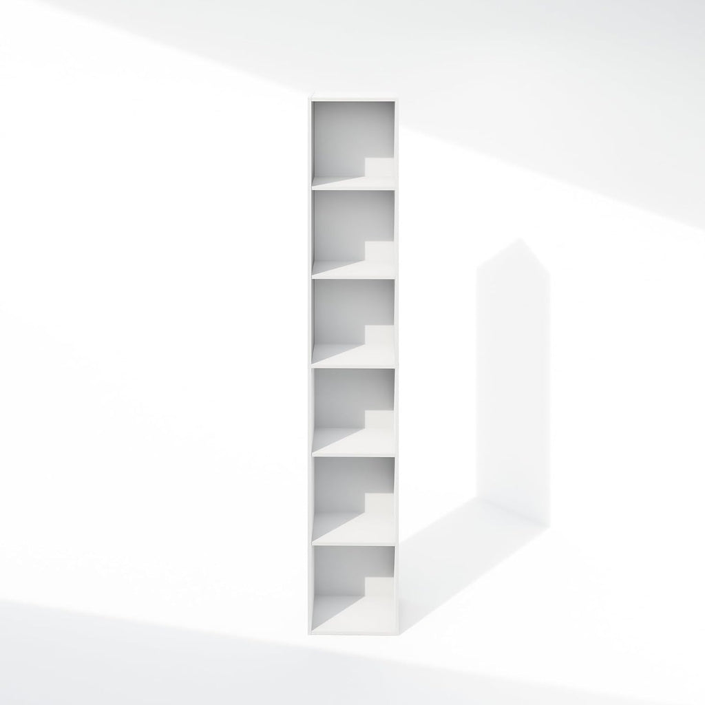 Cubicle 6-Tier Closet Organizers and Storage, Closet Organizer, Open Shelf Closet Storage, for Wardrobe, Bedroom