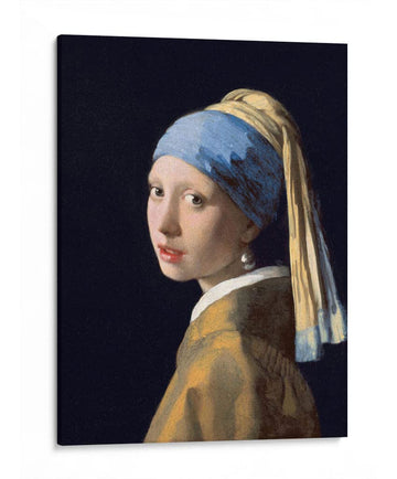 Lab | Girl with a Pearl Earring by Johannes Vermeer | 30 x 40 in | Canvas Print Wall Art | Classical art, Baroque
