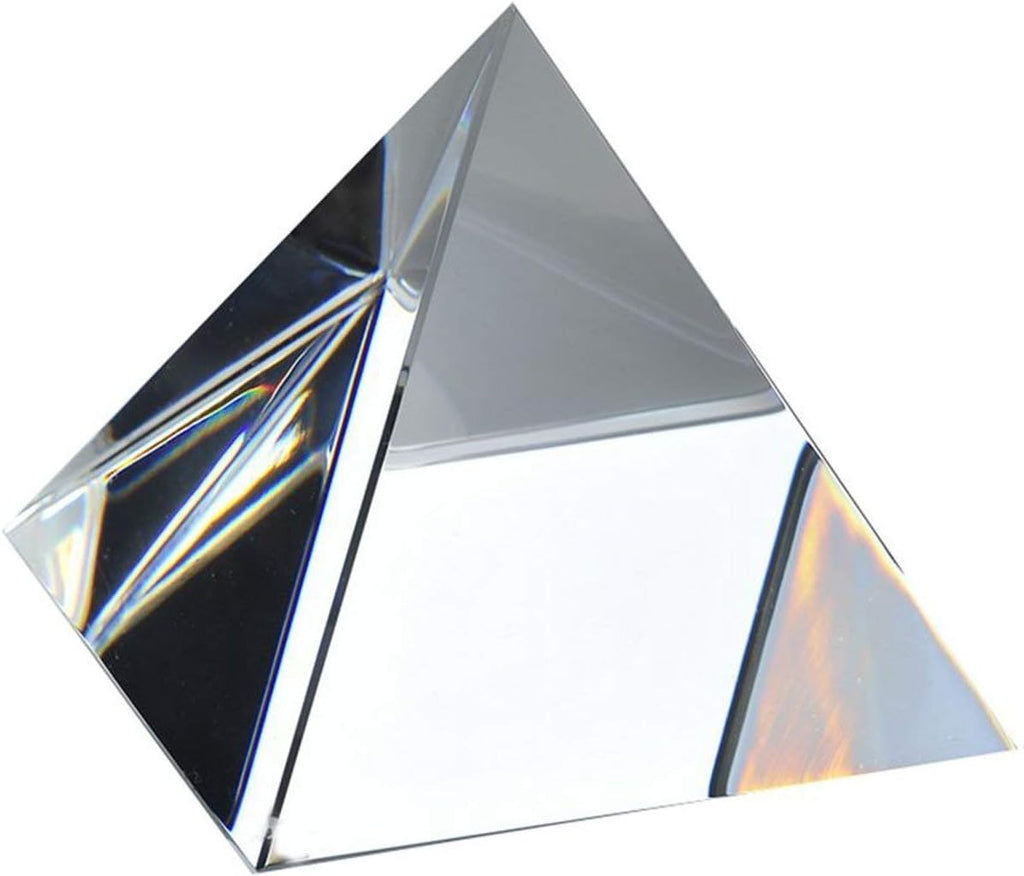 K9 Optical Crystal Photography Prism Set of 4 Pieces, 50mm Crystal Ball, 50mm Cube, 60mm Prism, 60mm Pyramid