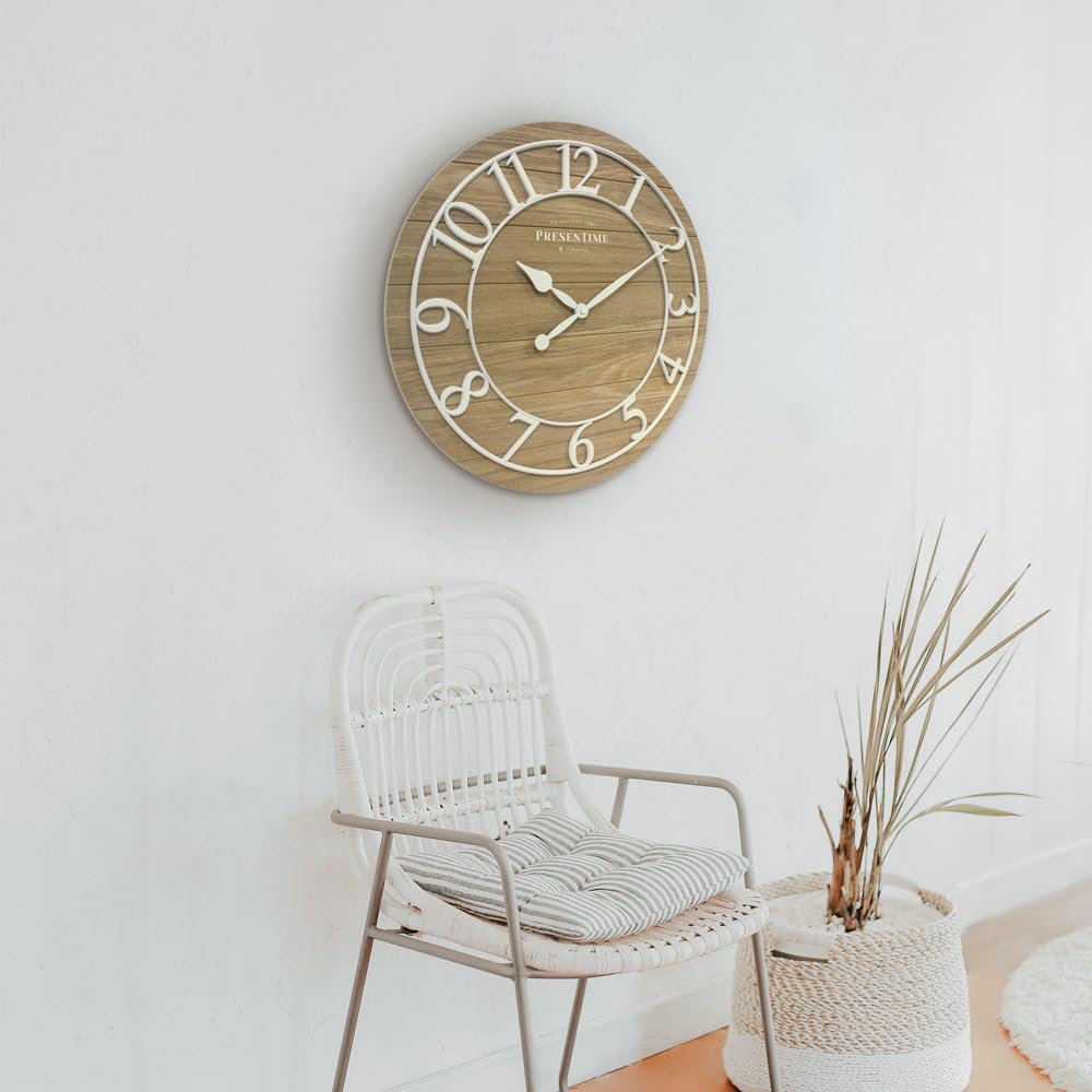 Classic Farmhouse Shiplap Clock