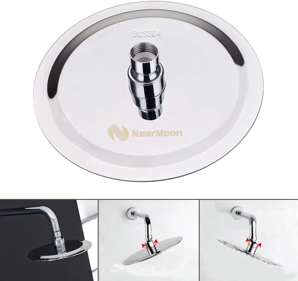 Rain Shower Head, Ultra-Thin Design-Pressure Boosting, Awesome Some Experience