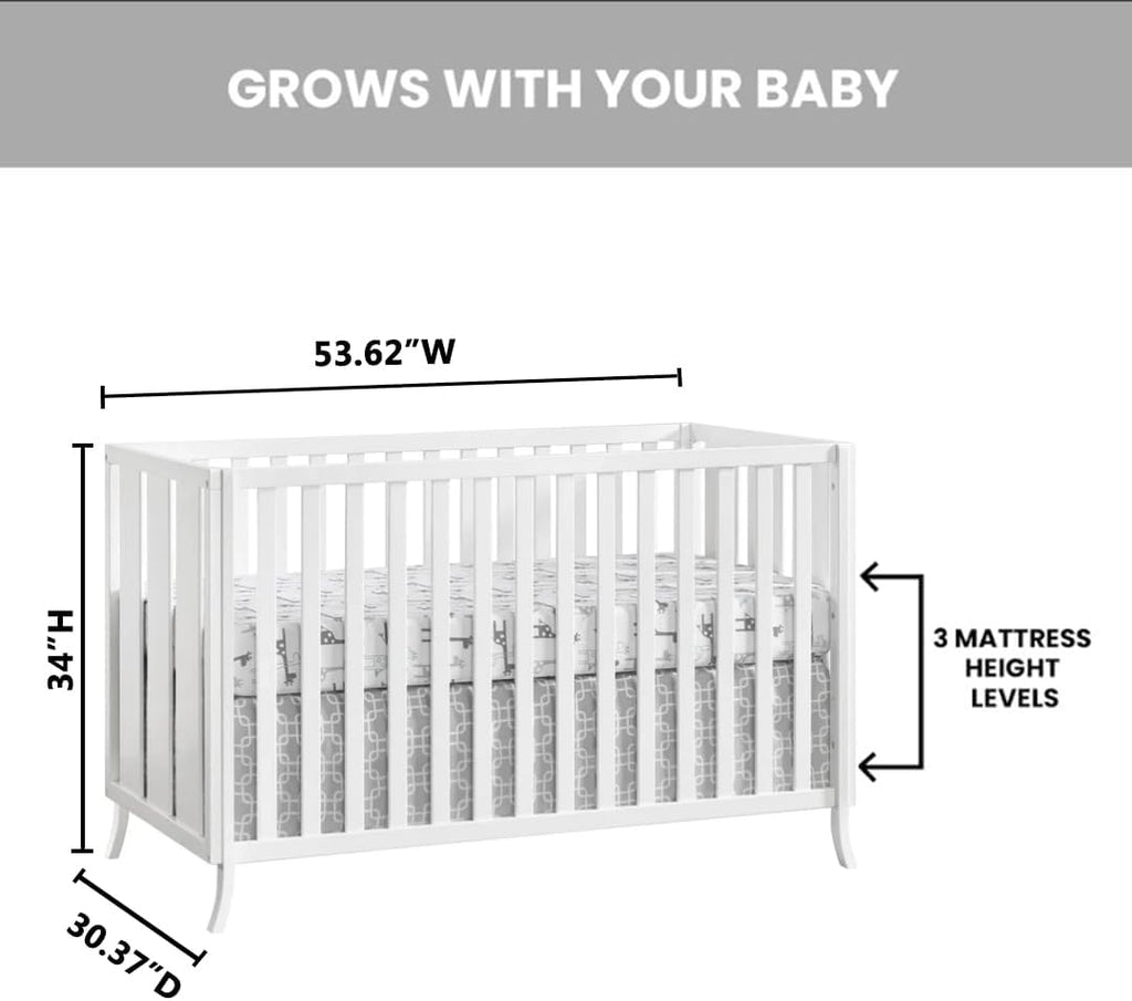 4 in 1 Convertible Island Crib White