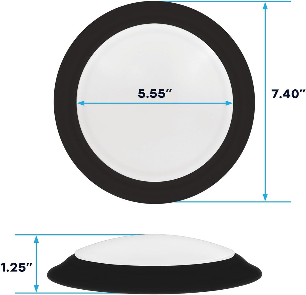 6 Inch LED Disk Lights, Dimmable Flush Mount Ceiling Light, 5CCT Selectable 2700K 3000K 3500K 4000K 5000K, 12.5W
