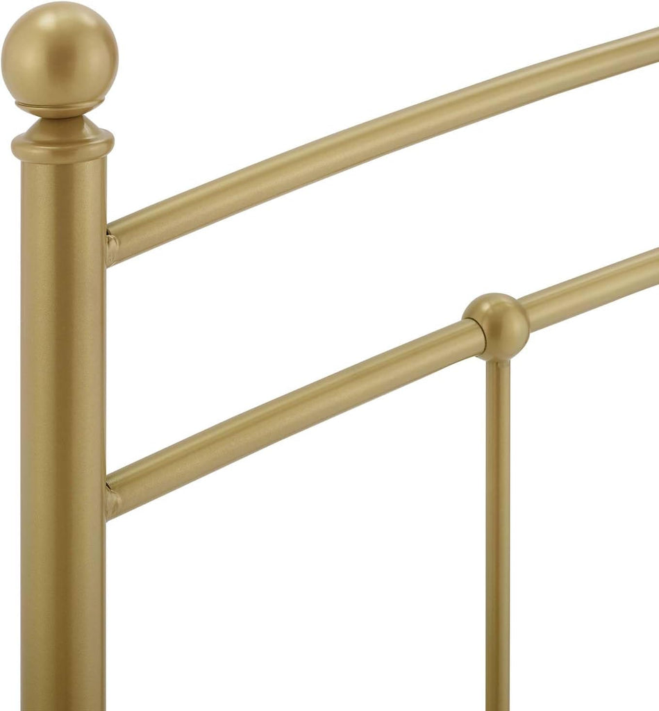 Abigail King Metal Headboard in Gold