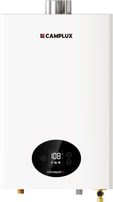 Climatech 3 Tankless Water Heater Natural Gas 4.22GPM, High Efficiency 102
