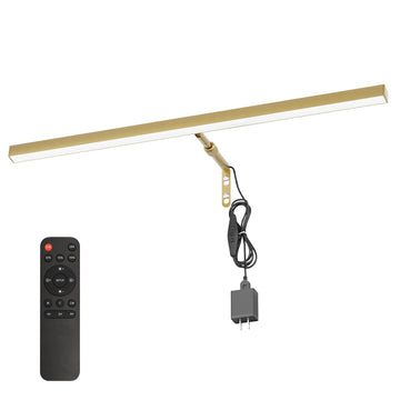 24" LED Picture Light Plug in, 9W Gold Art Light