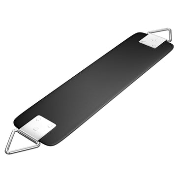 Swing Seat, 30.4 x 6 x 0.27 Inch Yard Swing for Boys and Girls & Adults with Metal Triangle Ring - Black (