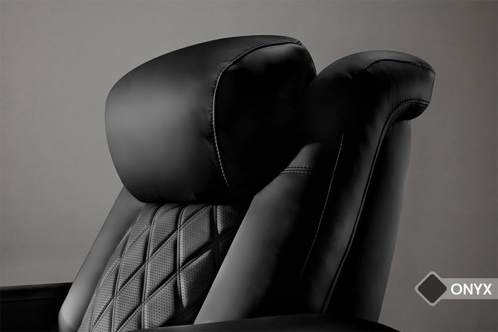 Tuscany Home Theater Seating Semi-Aniline Italian Nappa 20000 Leather Ultimate Luxury Heat & Ventilation Power