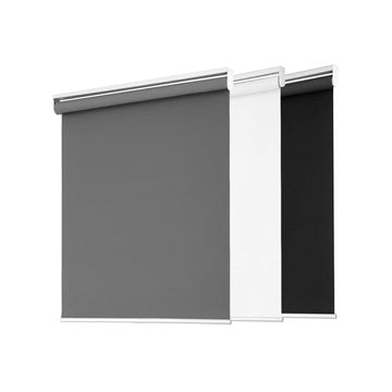 Blackout Roller Shades for Windows, Cordless Free-Stop Blinds with Thermal Insulated, UV Protection Fabric. Pull Down