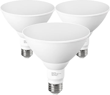 Flood Light Bulbs Outdoor 5000K Daylight, PAR38 LED Porch Light Bulb Waterproof, 100W Equivalent, Dimmable Exterior