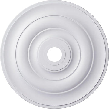 Jefferson Ceiling Medallion, 26 1/2"OD x 3 5/8"ID x 1 1/2"P (Fits Canopies up to 5"), Factory Primed