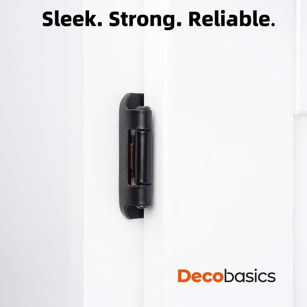 2 Pack 1/2" Overlay Black Cabinet Hinges for Cabint Doors (1 Pairs) - Partial Wrap Semi-Concealed Self-Closing Face