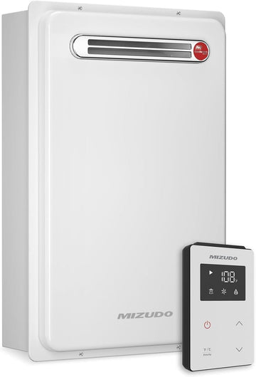Natural Gas Tankless Water Heater Outdoor Installation Max 5.1 GPM 120
