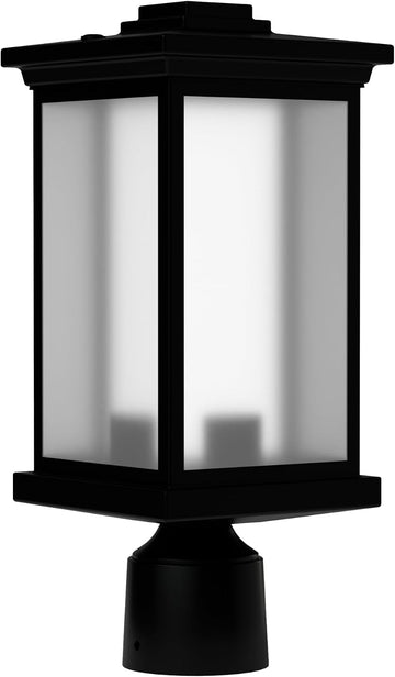 Outdoor Post Light Fixture, Fits 3" Lamp Post Outdoor Lighting - Anti-Rust Waterproof Lantern Pole Light