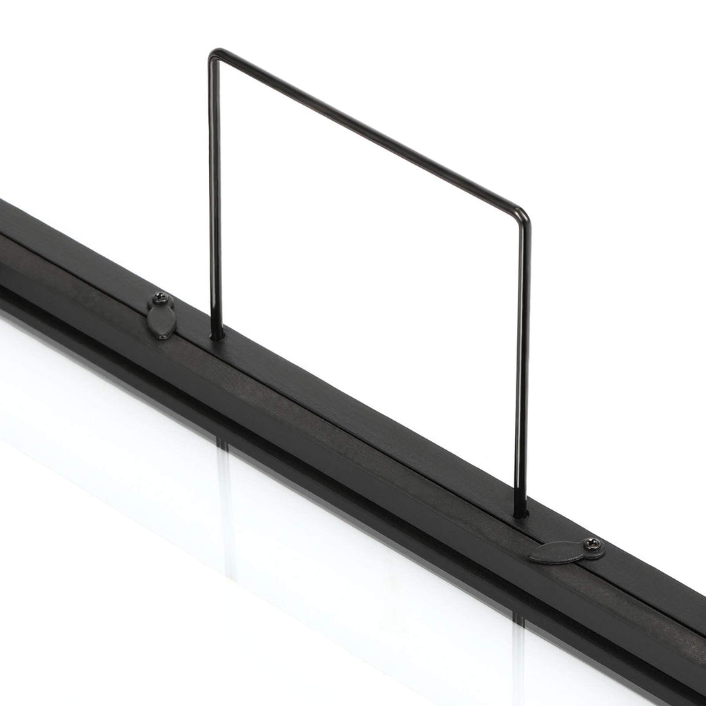 11x14 Floating Frame, Black Wood Double Glass Float Picture Frame