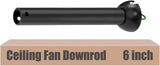 Black 6 inch ceiling fan downrod