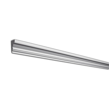 10 Pack 48 Inch Crown Moulding (40 Feet in Total), 1-1/2" Face x 1-3/4" High x 1-1/8" Projection - Primed White High
