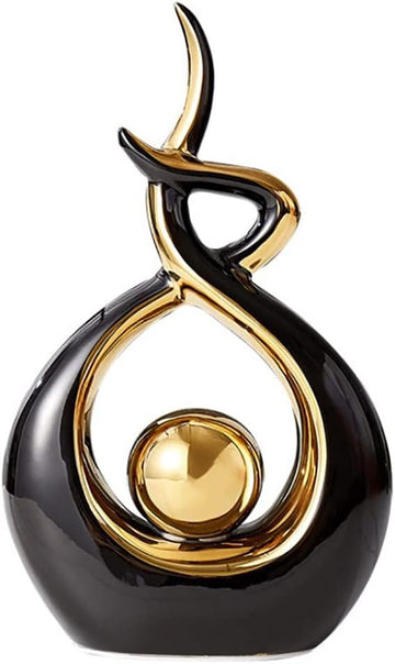 Home Decor Modern Abstract Art Ceramic Statue Table Decorations Living Room Office Centerpiece
