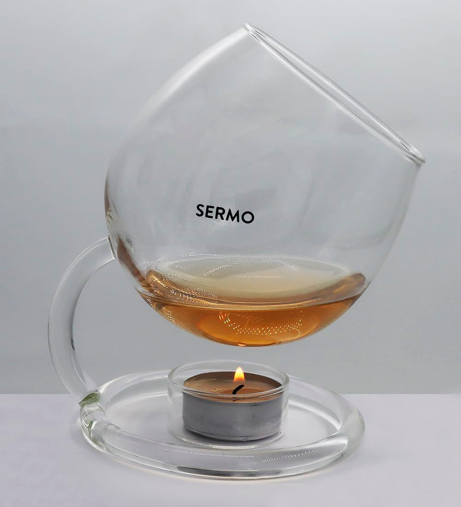Sermo Glass Oil Diffuser, Perfect for Aromatherapy, Meditation, Relaxation and Calming
