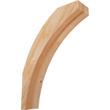6"W x 22"D x 30"H Thorton Rough Sawn Knee Brace, Western Red Cedar