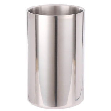 Double Wall Utensil Holder, 304 Stainless Steel Sleek Holder for Countertop