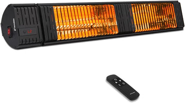 Infrared Electric Patio Heater, 3000W Carbon Fiber Heating for Outdoor/Indoor, Porch, Deck, Garage with Remote 24