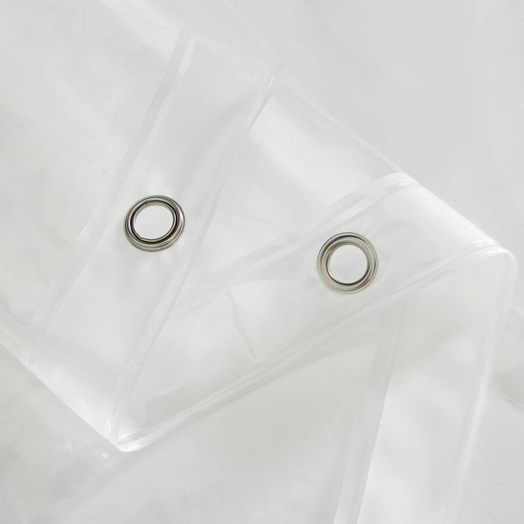 Extra Long Shower Curtain Liner, Waterproof Clear Shower Liner 72 x 86inches with 3 Bottom Magnets, Transparent