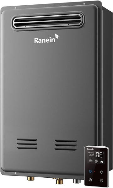 Propane Gas Tankless Water Heater, Outdoor Max 8.5 GPM, 190, 000 BTU Instant Hot Water Heater
