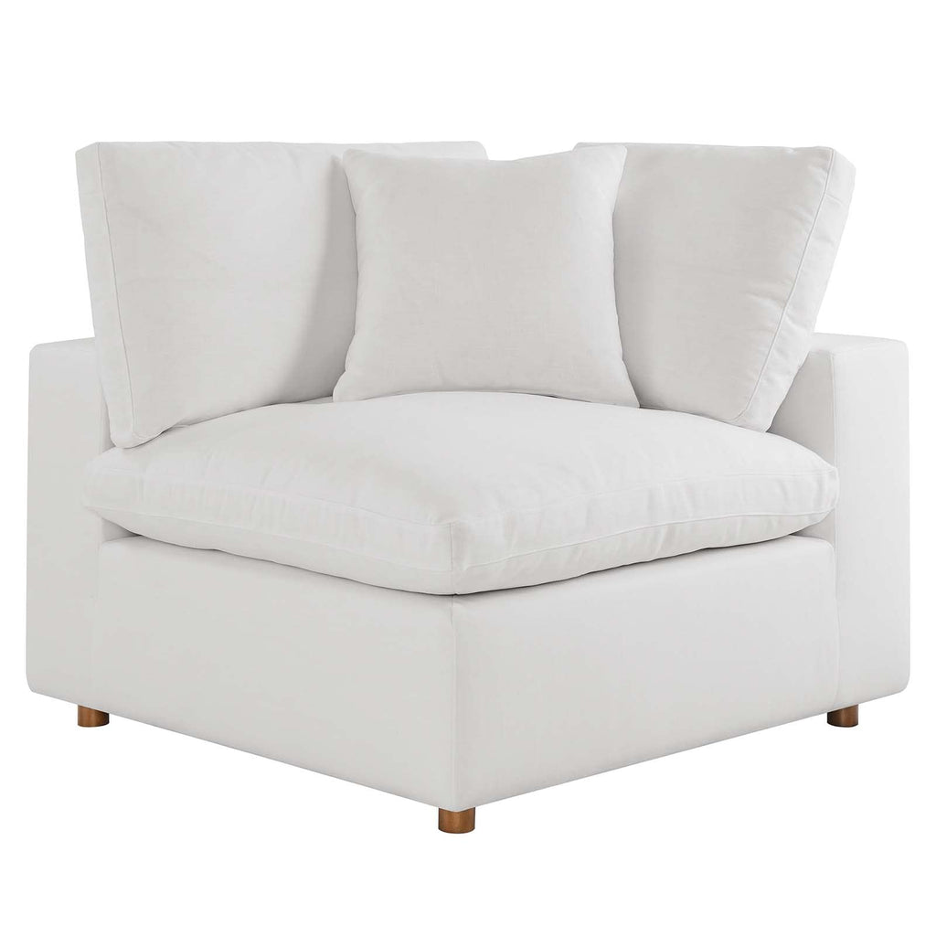 Commix Down-Filled Overstuffed Upholstered Loveseat