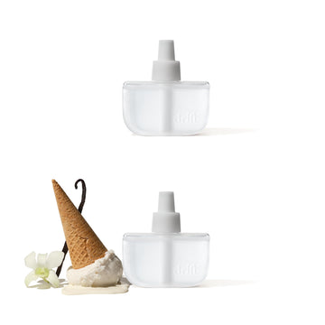 Scent Diffuser Refills - Vanilla Scoop (2 Pack) - Long-Lasting Home Diffuser - Clean Fragrance - Non-Toxic