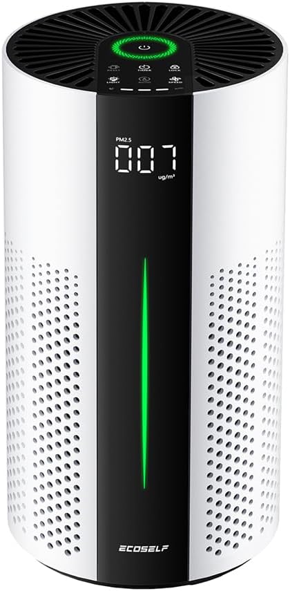 Air Purifiers for Bedroom, Air Purifiers for Bedroom 360° Air Intake with Smart Auto Mode, HEPA Air 
