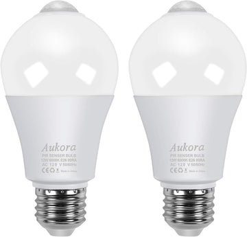 12W Motion Sensor Led Light Bulbs, 100W Equivalent E26 6500K 1000Lm