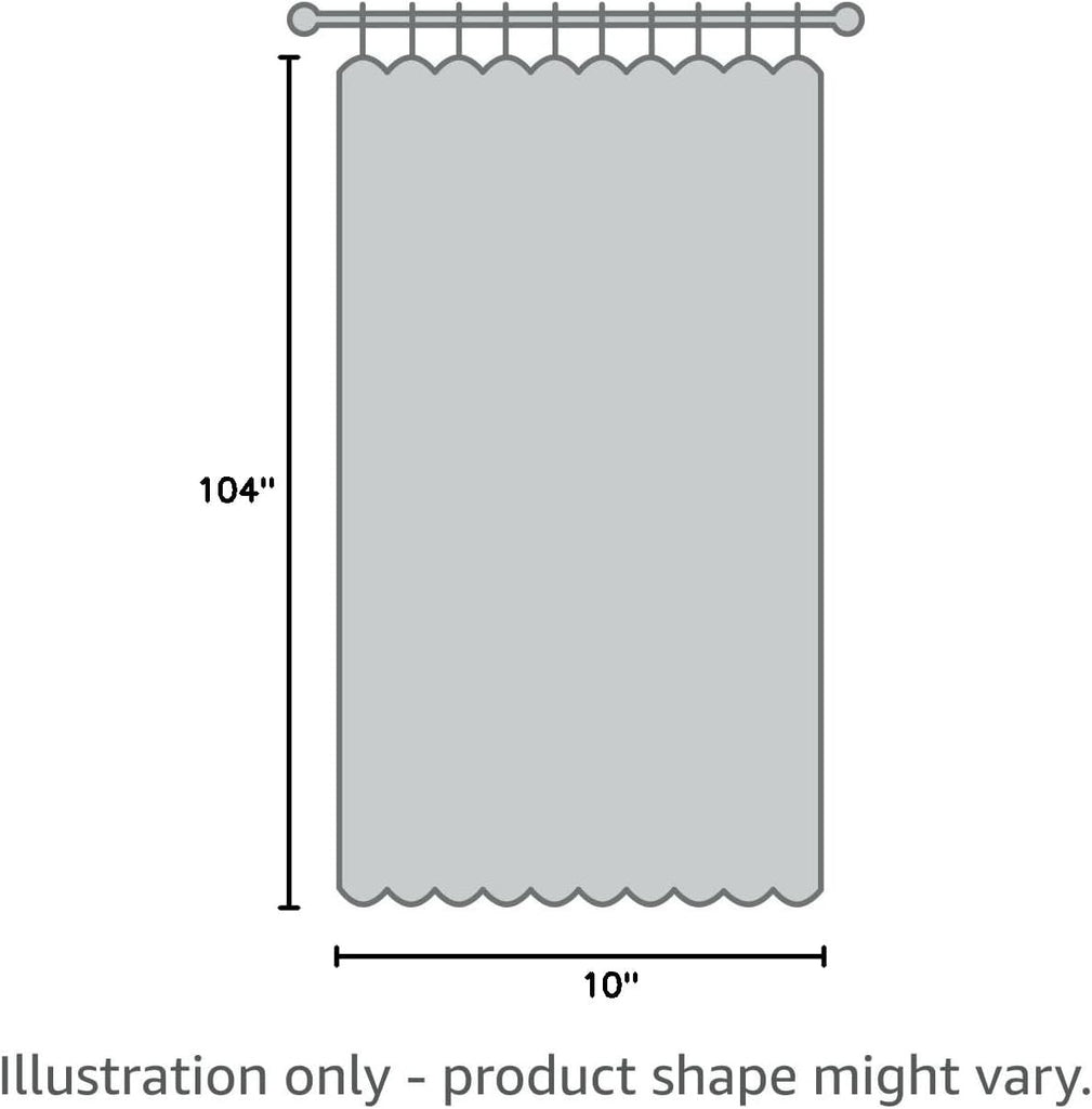 2 PC Valance for Window,Kitchen Window Valances Light Blocking,Burlap Linen Textured