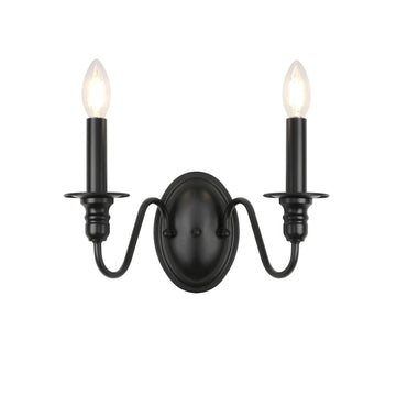 Farmhouse Black Candle Sconce, Modern Sconces Wall Lighting