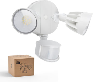 44W 4200 lm LED Security Light Outdoor w/PIR Motion Sensor, 5000K Daylight Flood Light, Waterproof, Dusk to Dawn, 2