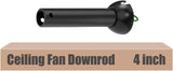 Black 4 inch ceiling fan downrod