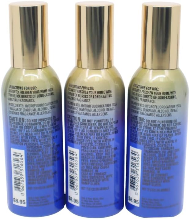 OCEAN Concentrated Room Spray Gift Set with a Blue Bow for Holiday 1.5 oz - Set of 3