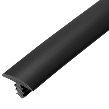 T Rubber Trim Molding 9/16 Inch x 20ft Edge Banding Trims Black