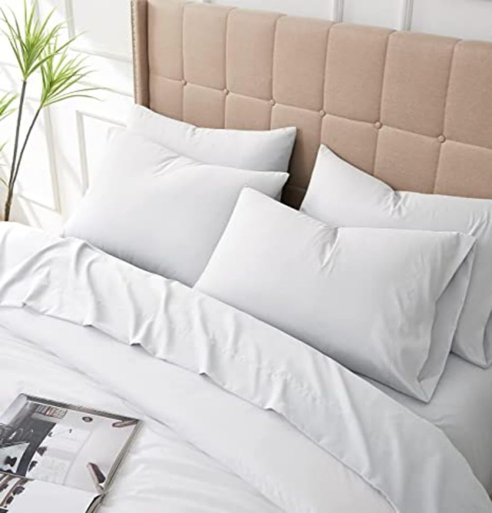 100% Egyptian Cotton Sheets 400 Thread Count Sheets King Size 4 Pc Sheet Set Bed Sheets 18 Inch Deep Pocket Sheets
