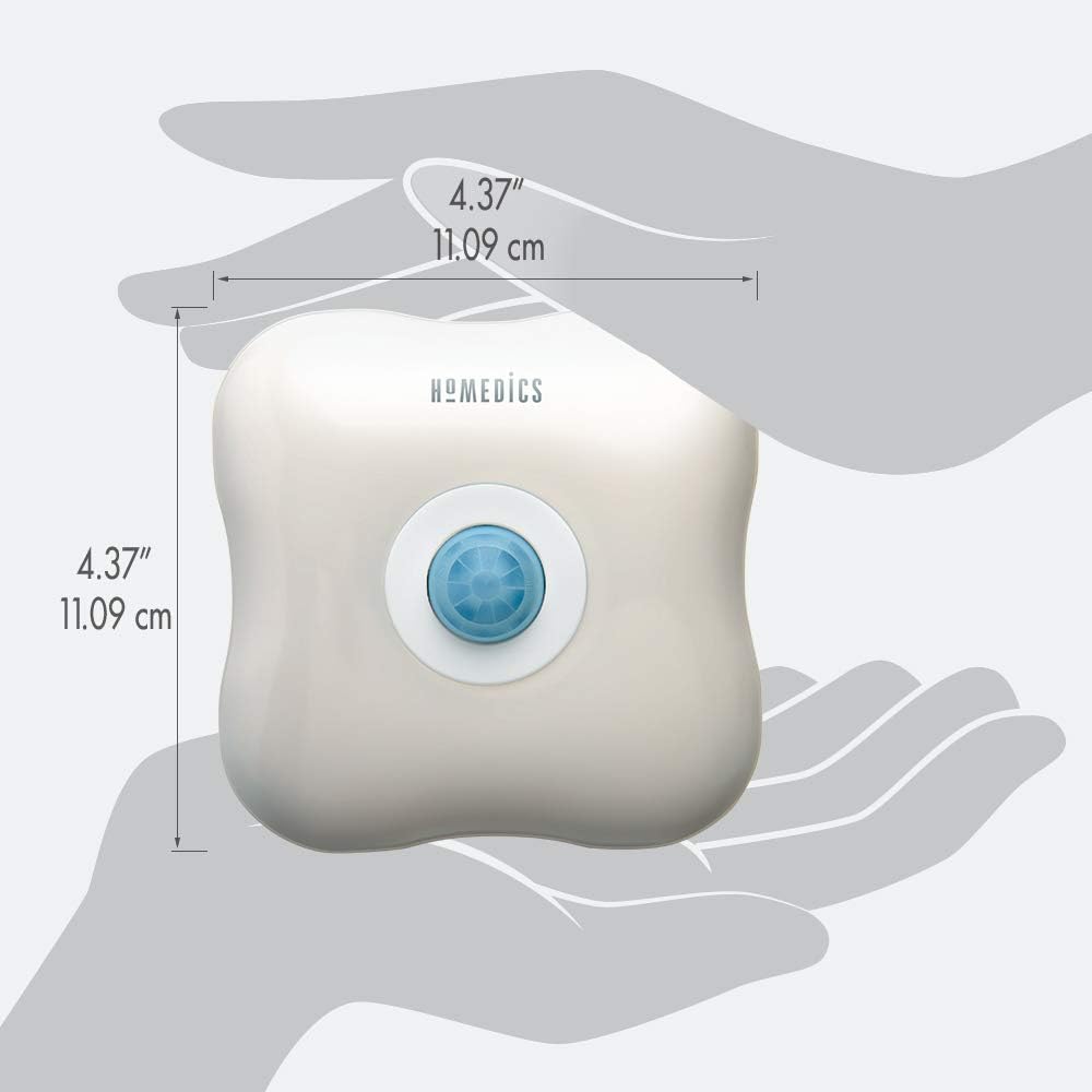TotalClean Personal UV-C Plug-In Air Sanitizer - Small Air Purifier for Bedrooms and Bathrooms, Buil