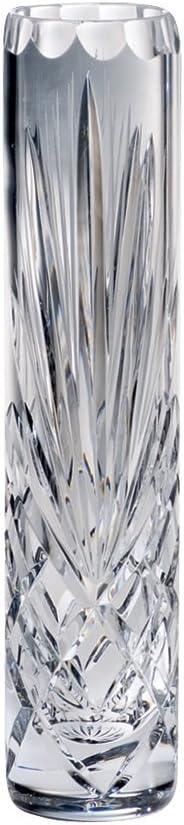 Hand Cut - Mouth Blown - Crystal - Bud Vase - 8" Height - Made in Europe